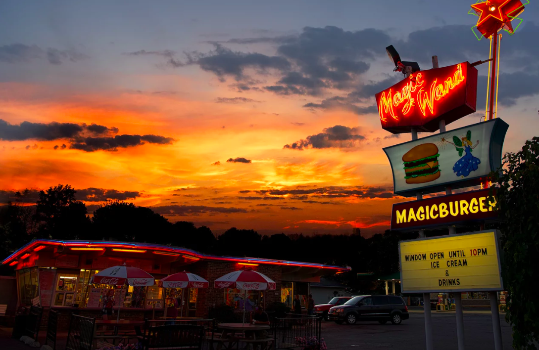 The Magic Wand burger joint is located at 602 S. Main St. in Churubusco.