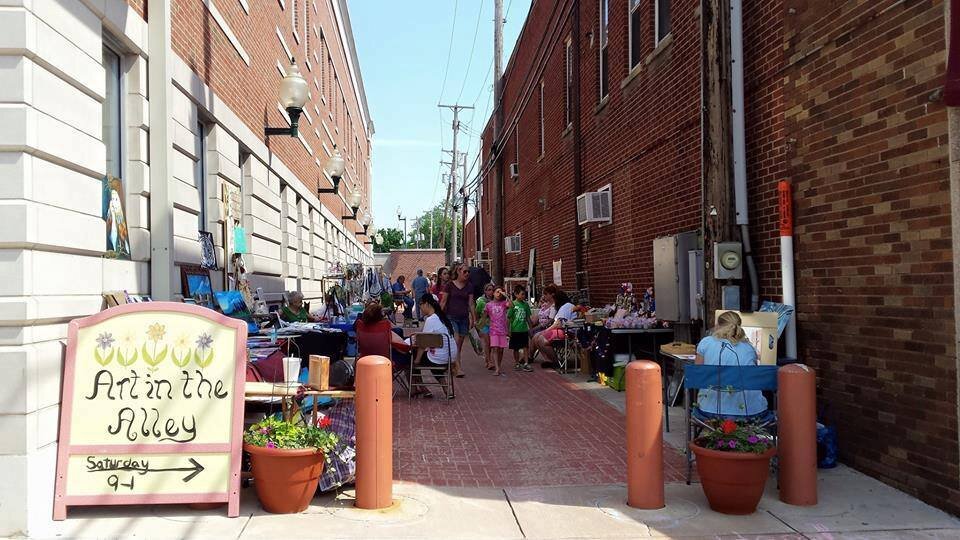 Art in the Alley 92 fills a downtown Columbia City alley with local art and artists.