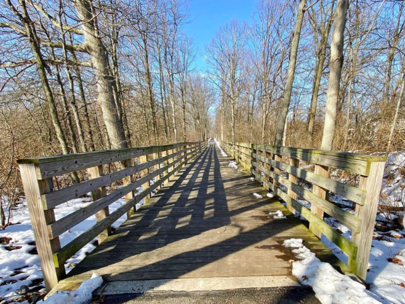 Nearly 7 miles of the Pufferbelly Trail have been constructed: 4.75 miles from Washington Center North to Life Bridge Church, and another 2.25 miles is from Lawton Park and Fourth Street to Lima Road and Ice Way.