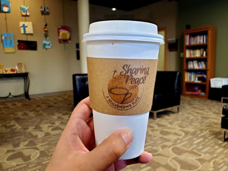 "If you need some extra love as we approach Valentine's Day, treat yourself to something sweet from the Sharing Peace Cafe."