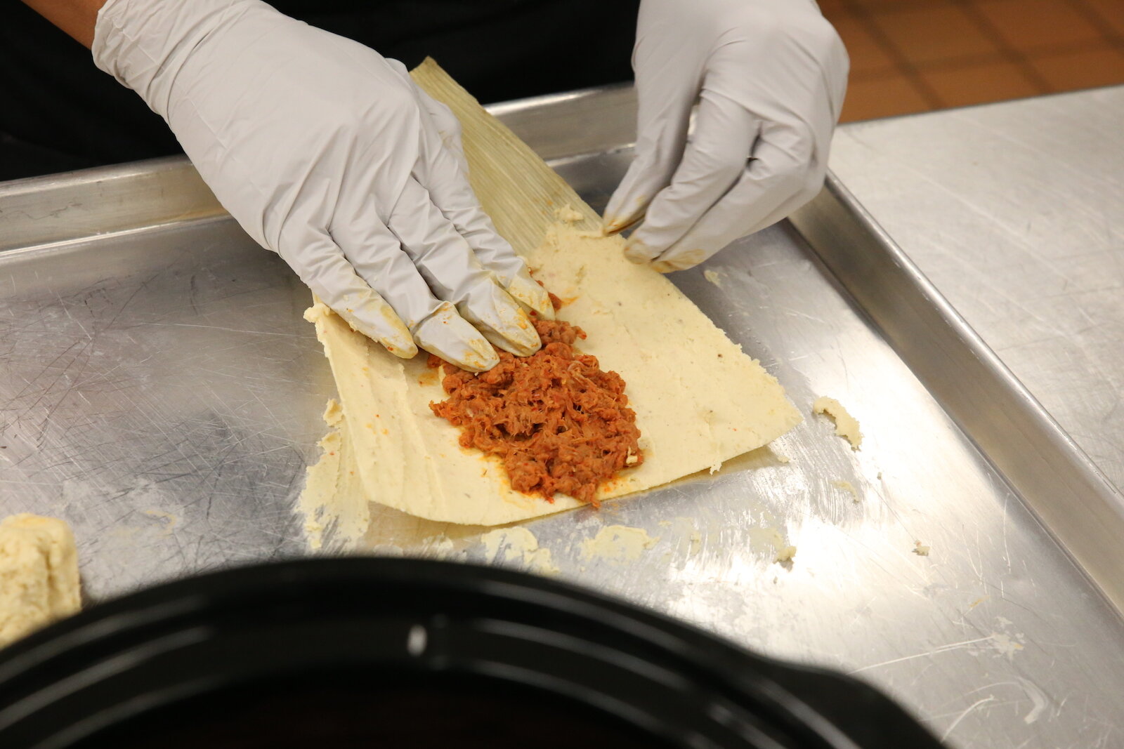 Ruiz's family has been making tamales for generations.