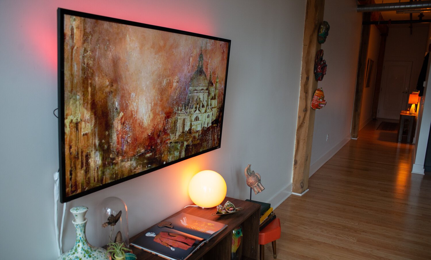 This loft is a one-bedroom unit on The Landing.