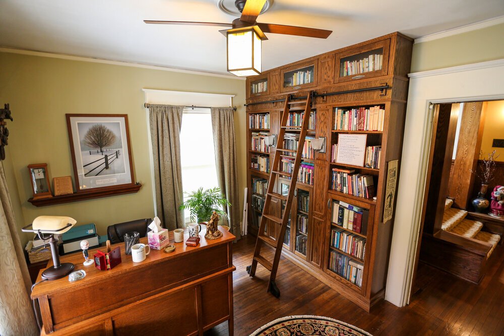 Inside the Vail House, built in 1907.