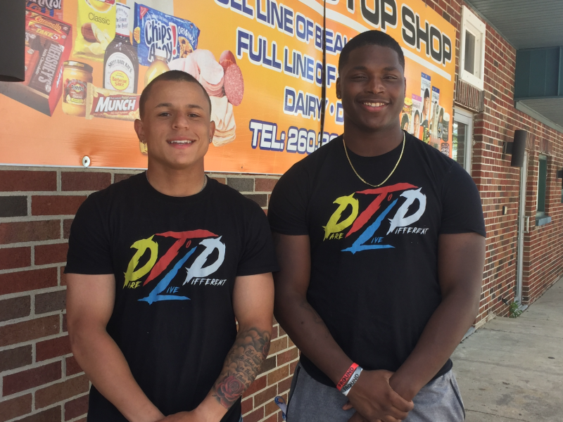 Donovan McLeister, left, and Trell Jones, right, are the Co-Founders of Dare to Live Different Inc. 