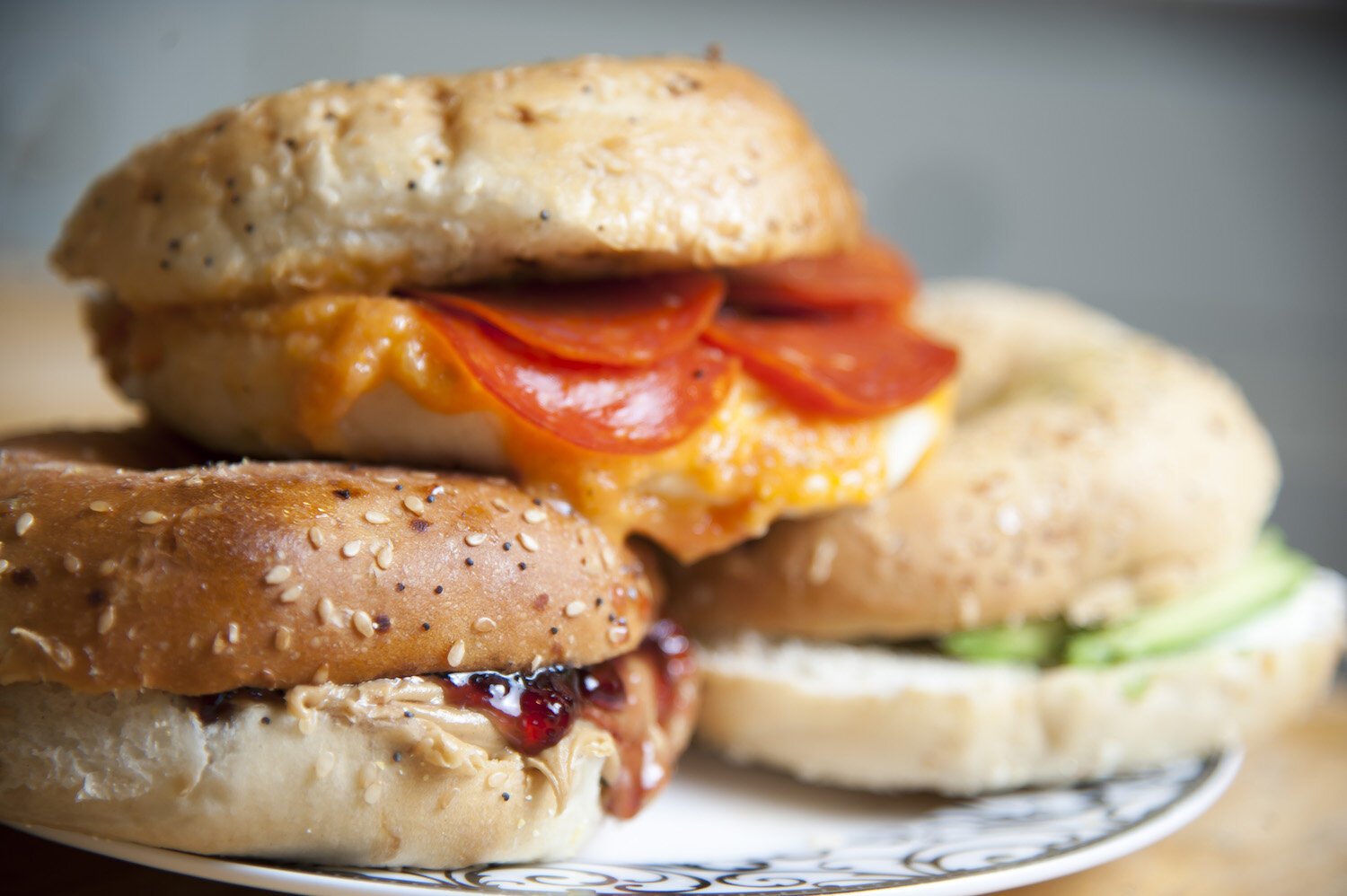 Davey's Delicious Bagels offers a range of unique bagel sandwiches and soups on its menu.