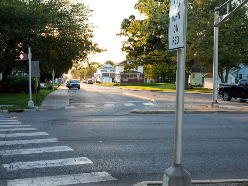 Crosswalks create connectivity on North Anthony Boulevard.