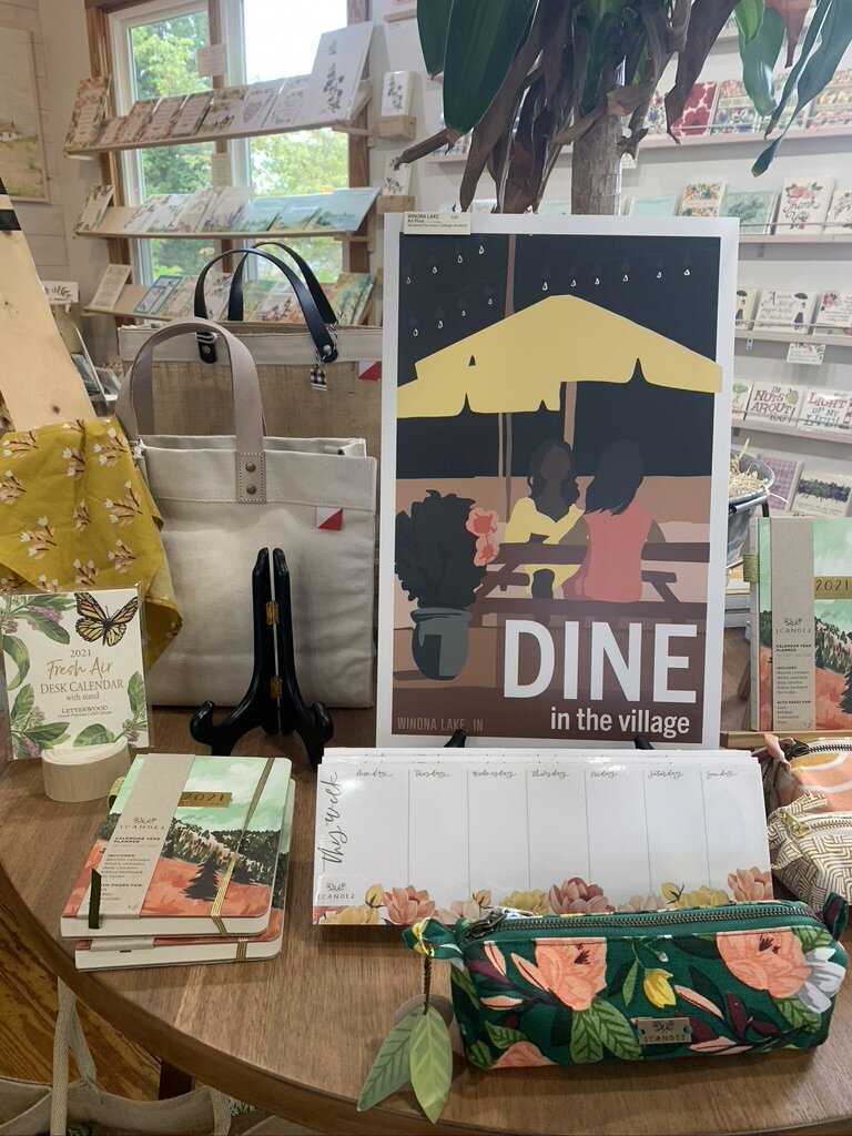 Bowen's postcards and posters are for sale at several shops in the Village at Winona Lake.