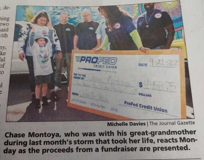 The Hop Spot Crew was one of many groups that helped raise $5,500 for Chase Montoya's family.