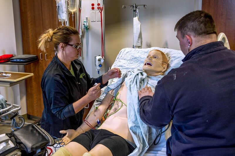 Medical professionals get hands-on experience at the Parkview Advanced Medical Simulation Lab.