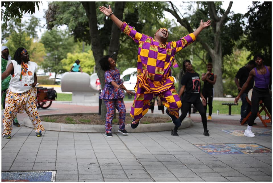 āKuadhimishaā brought African dance and culture back to the site of a former Black marketplace in Bloomington.