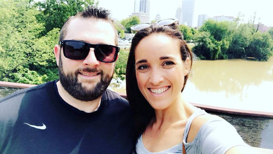 Jessica Morales, right, and her husband Jerry moved to Fort Wayne from the East Coast.