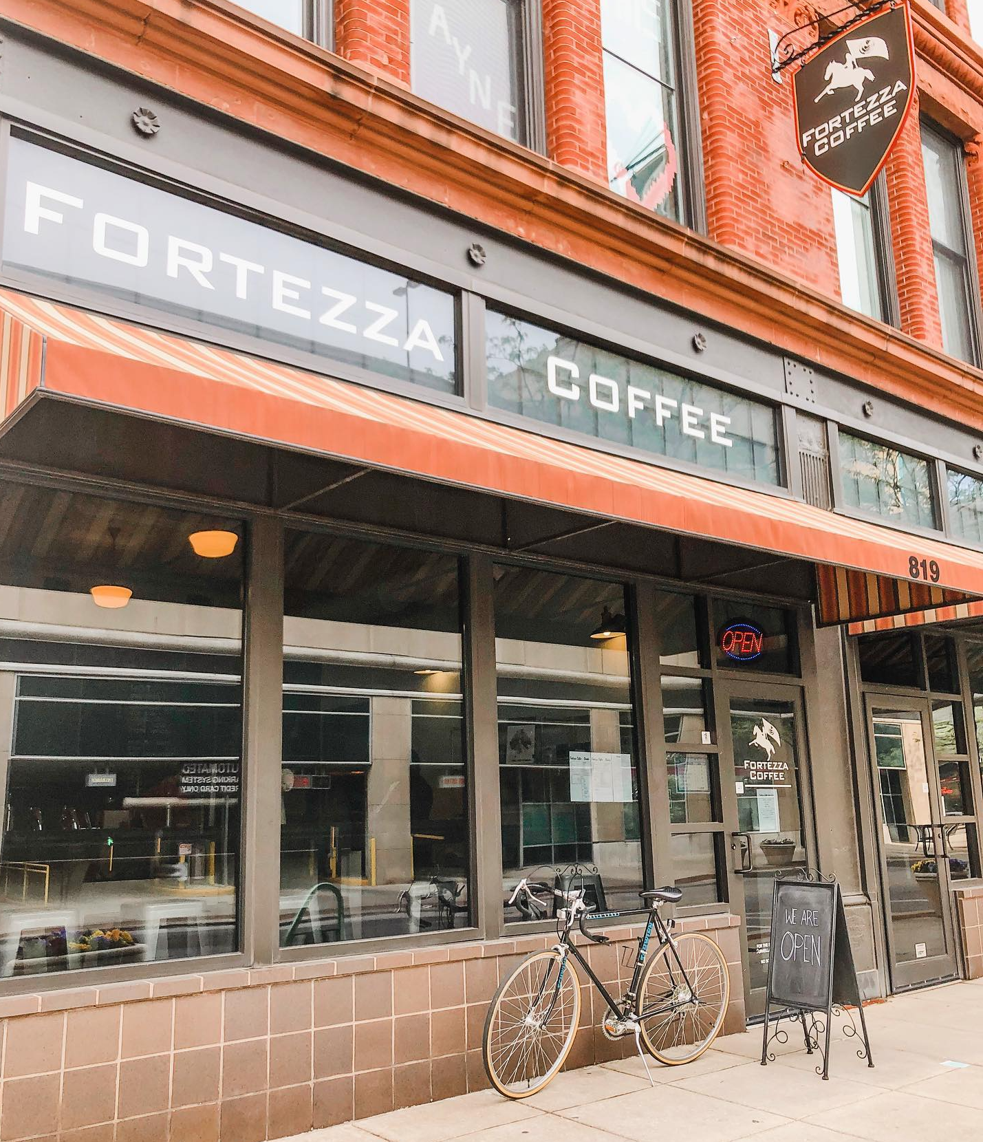 Fortezza Coffee is a hot spot in downtown Fort Wayne.