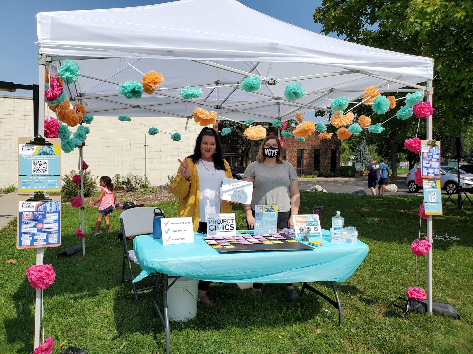 Project Civics has been hosting voter registration booths around Allen County in 2020.