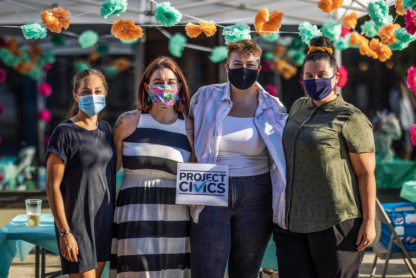 Project Civics has been hosting voter registration booths in the summer of 2020.