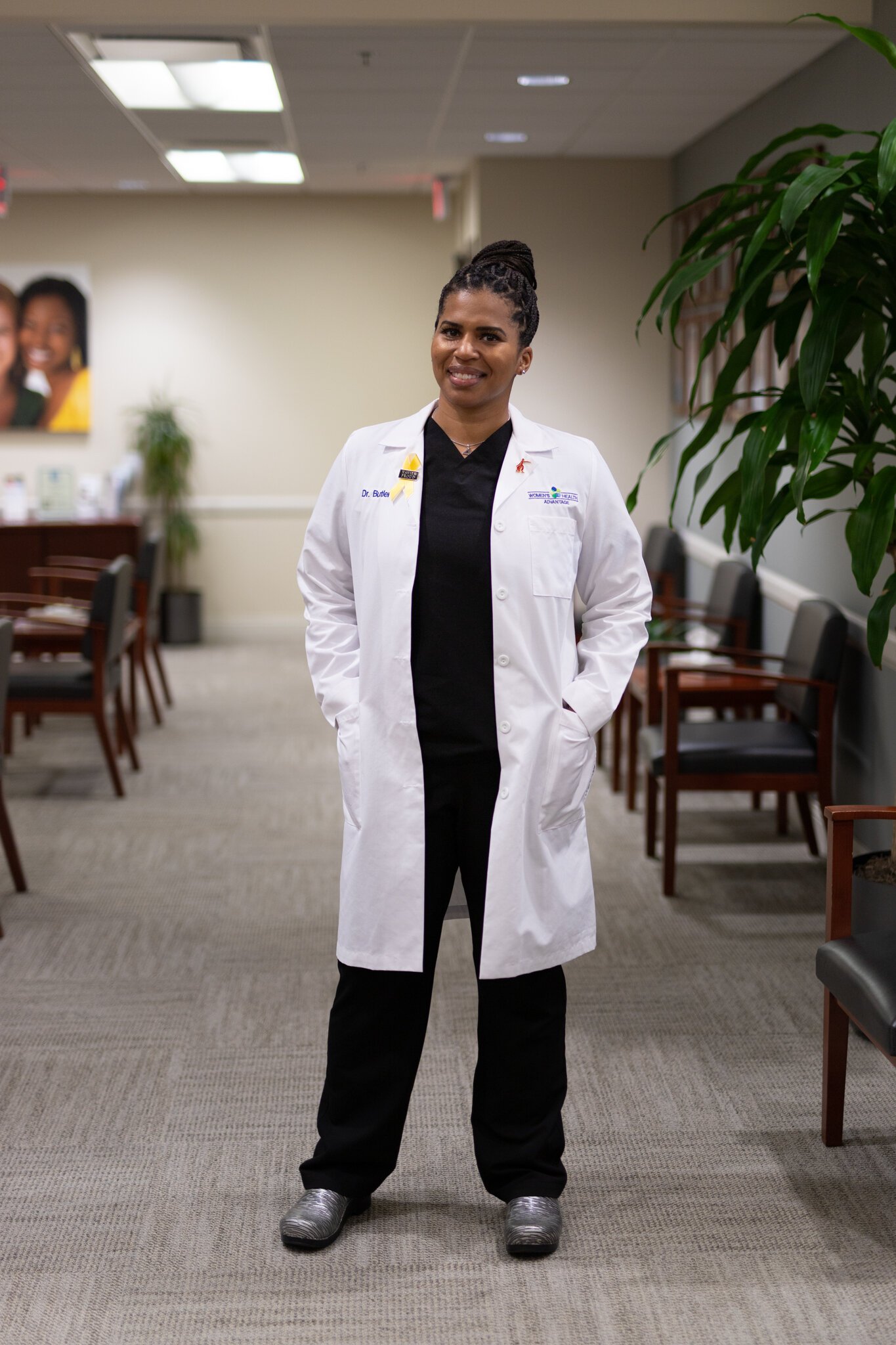Butler helps her Black patients feel at ease sharing their health concerns.