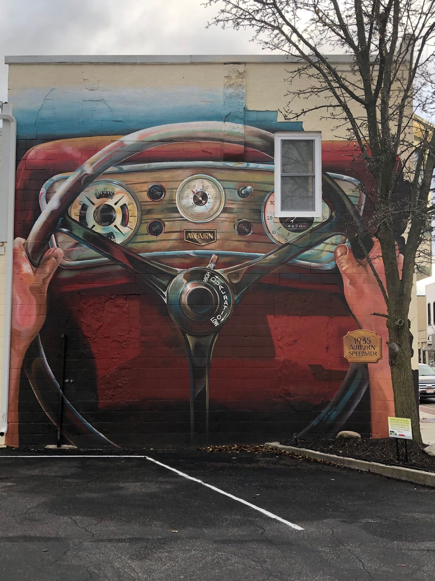 Murals add interest to downtown buildings across Northeast Indiana.