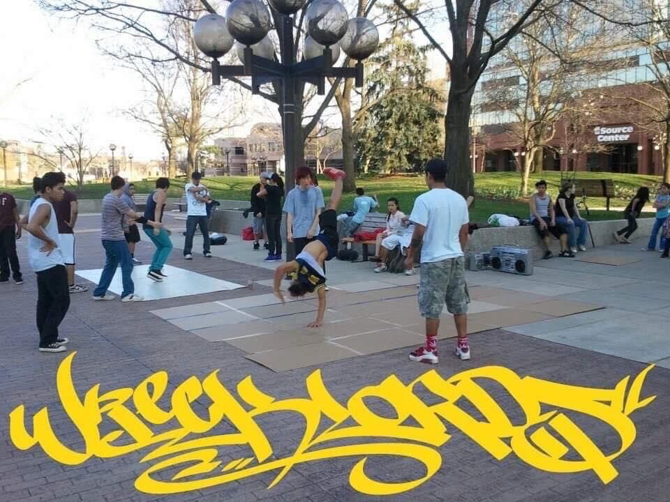 A b-boy battle hosted by the Wrecklords.