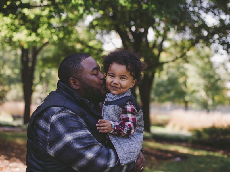 Gregg Smith-Causey is a father himself in Southeast Fort Wayne.