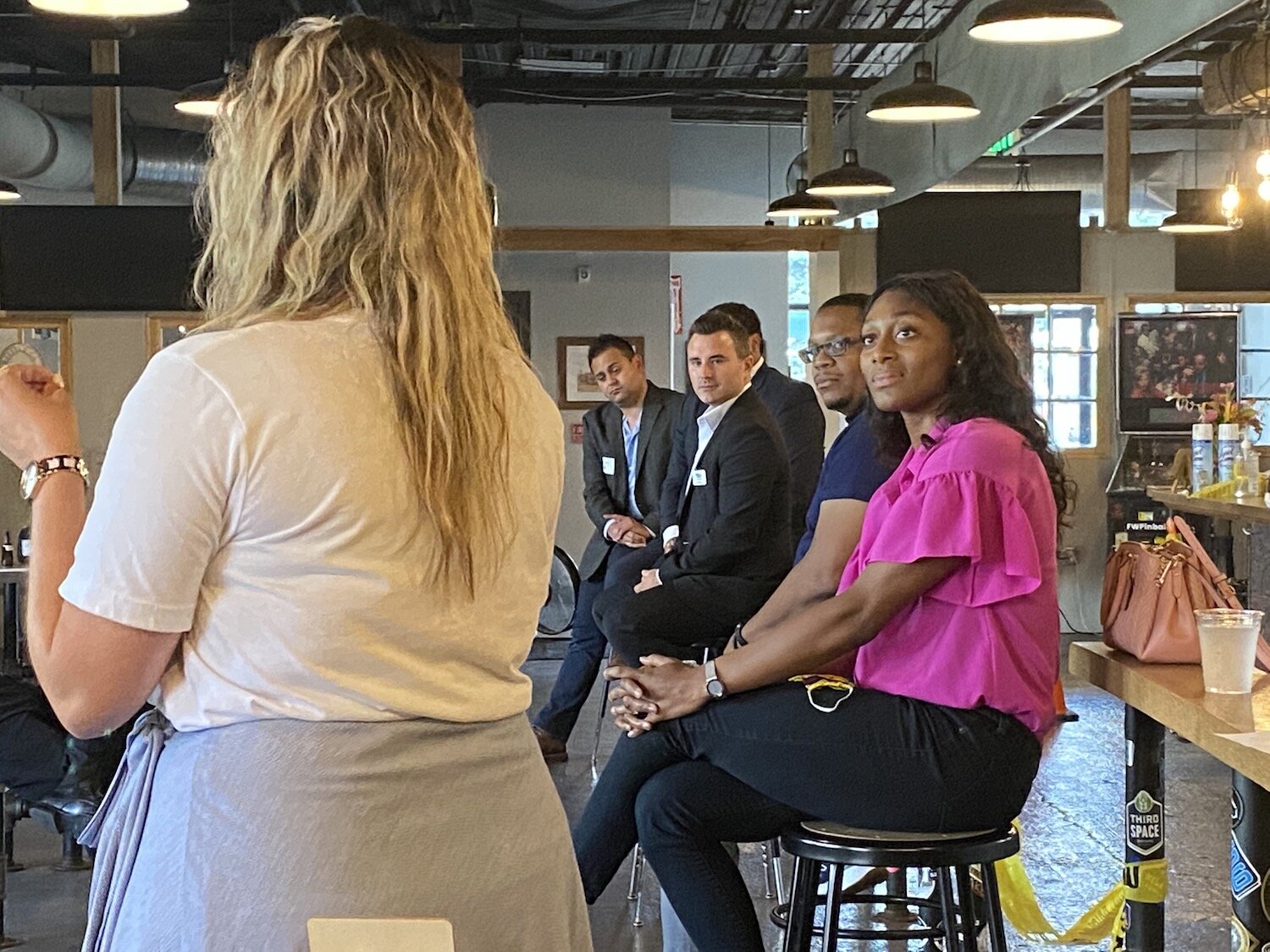 Hop River is back to hosting socially distant events, like a YLNI Diversity and Inclusion panel.