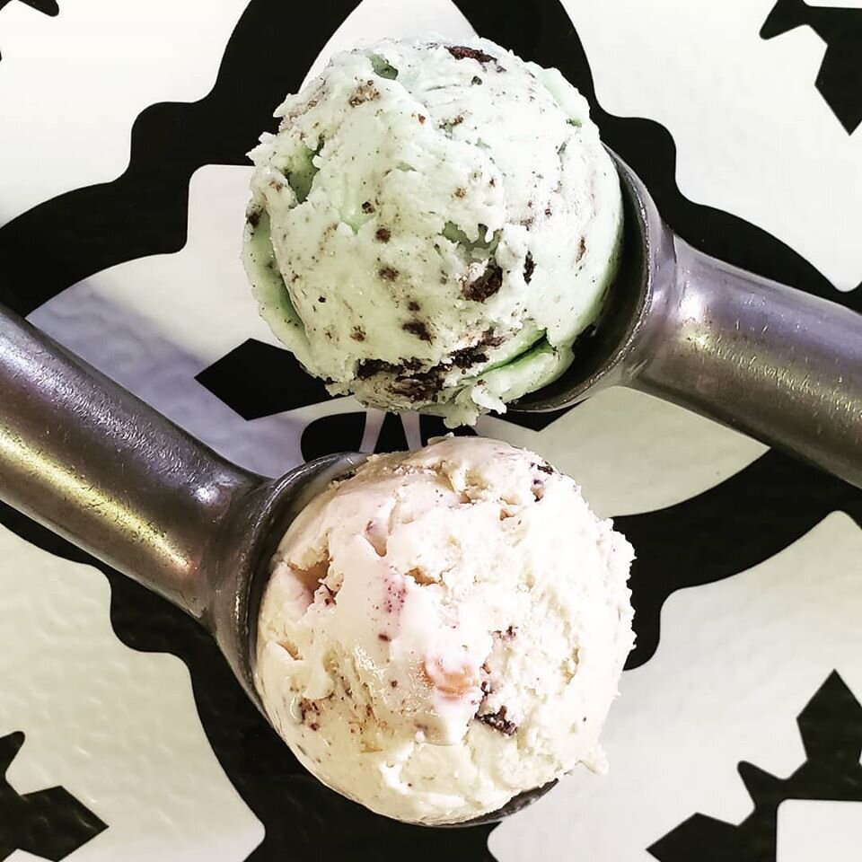 West Central Microcreamery offers vegan and dairy-free flavors in addition to regular ice cream.