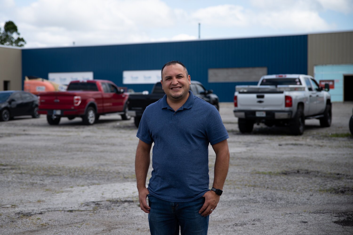 Javier Mondragon helped Fort Wayne Metals find the site of their facility at 6901 S. Hanna St.