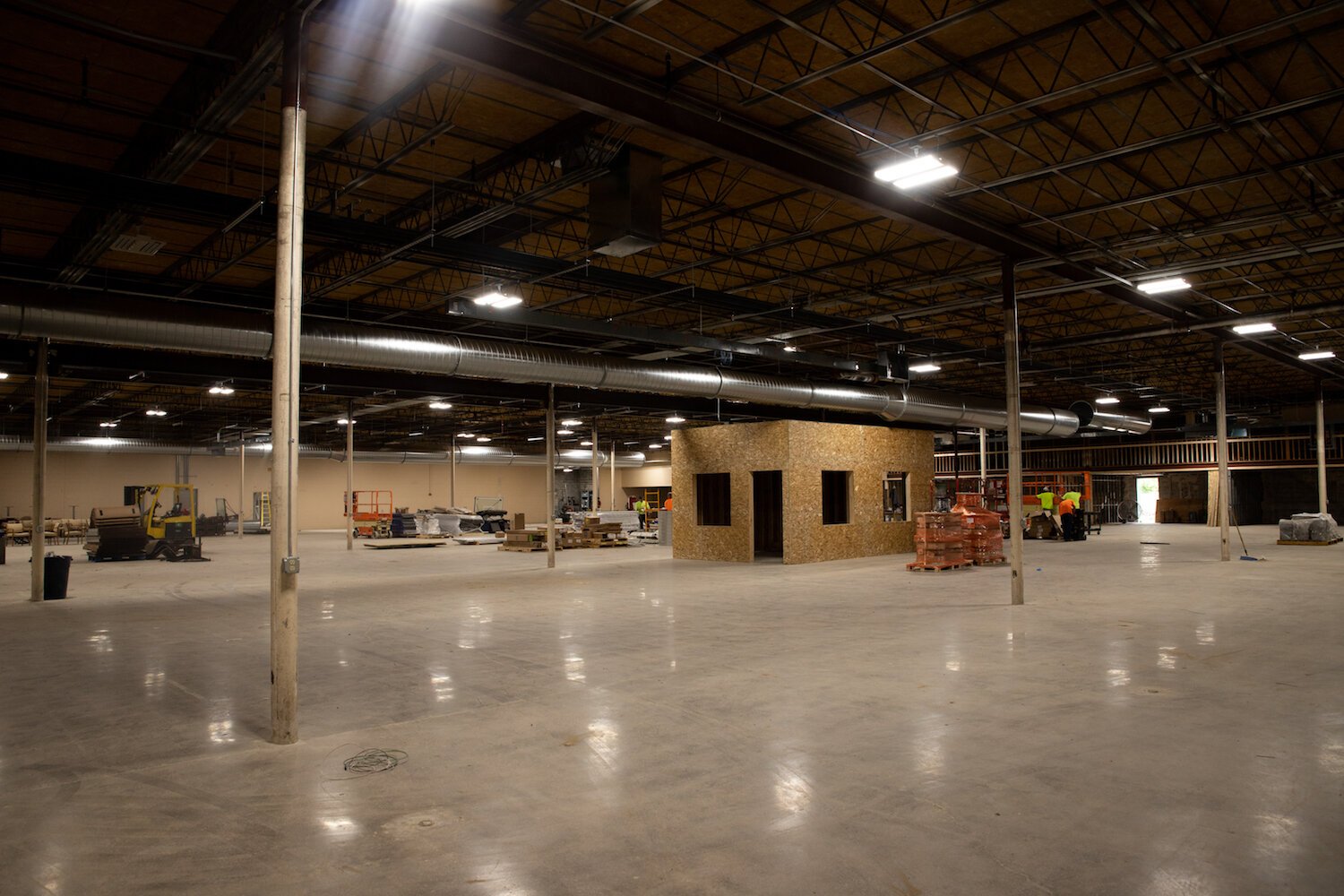 Inside the future site of Fort Wayne Metals's new production facility to train workers in Southeast.