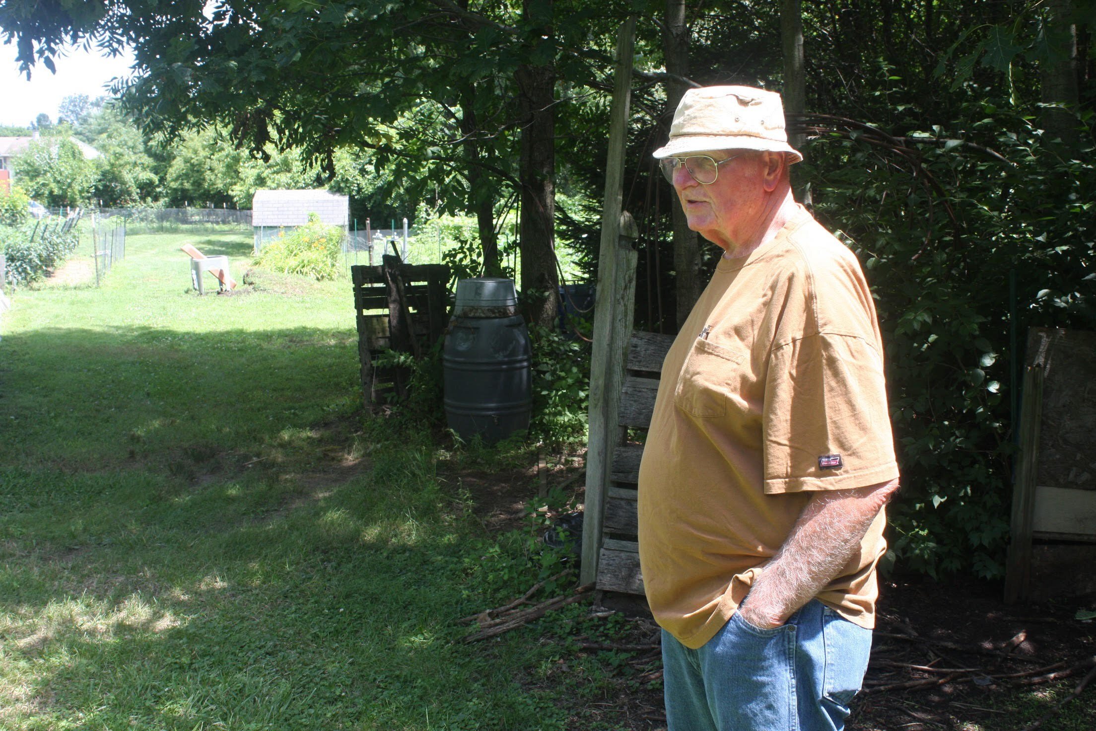 Arthur Stahlhut of the Growth in Agriculture Through Education (GATE) Urban Garden.