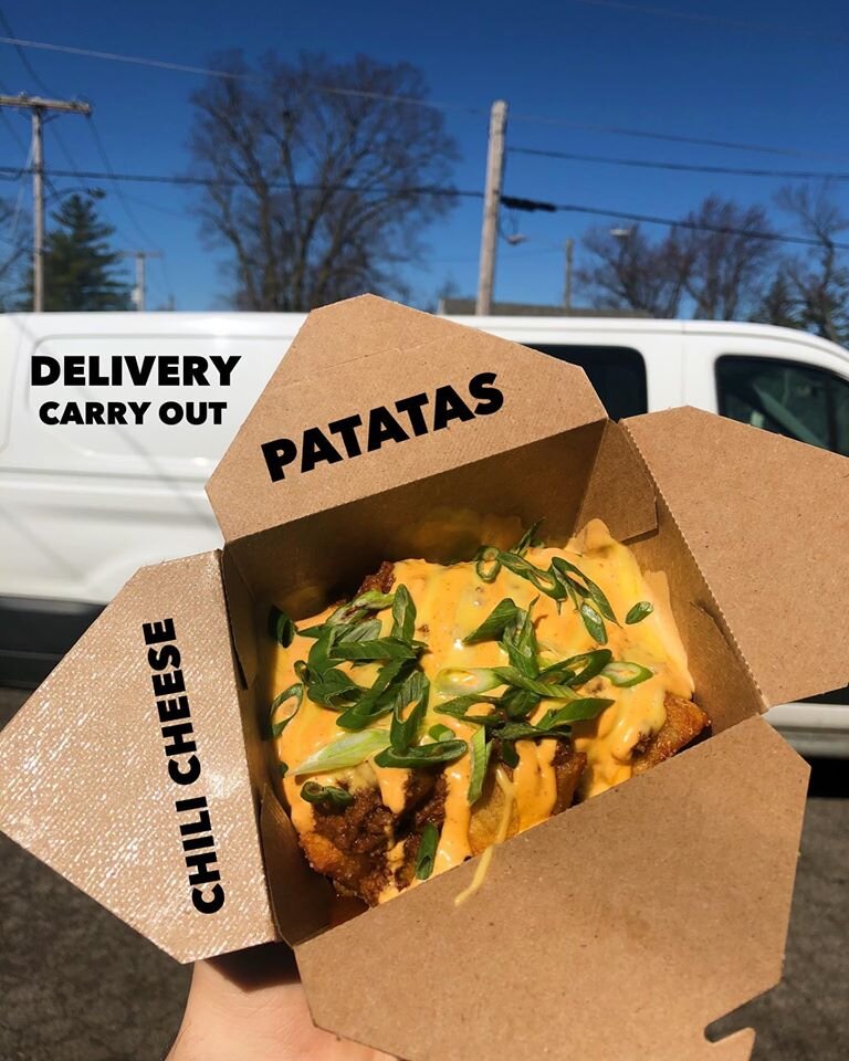 Bravas is known for its thrice-fried patatas.