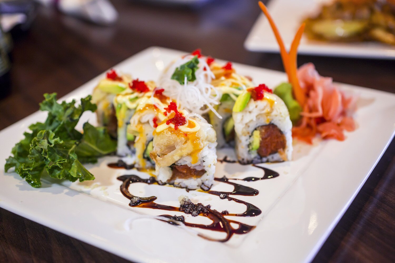 Nori Asian Fusion Cuisine offers Japanese fare and sushi in a contemporary setting.