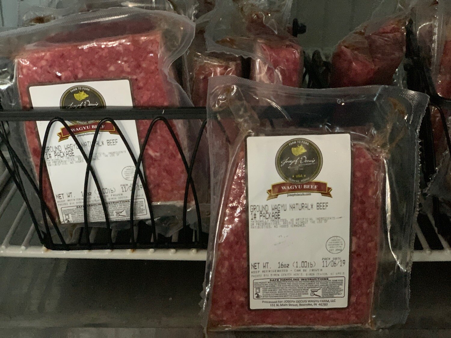 Joseph Decuis Wagyu beef has been selling out during the COVID-19 pandemic.