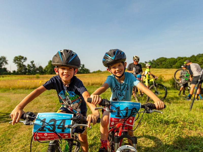 Organizations like Team NeighborLink are helping young riders learn the basics of mountain biking.