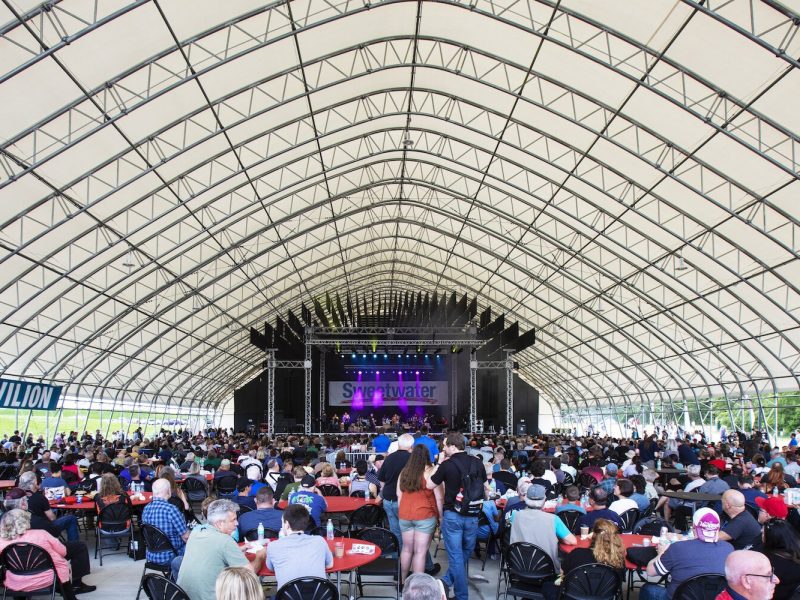 Under normal conditions, GearFest allows vendors and customers to mingle in a highly immersive, in-person experience.