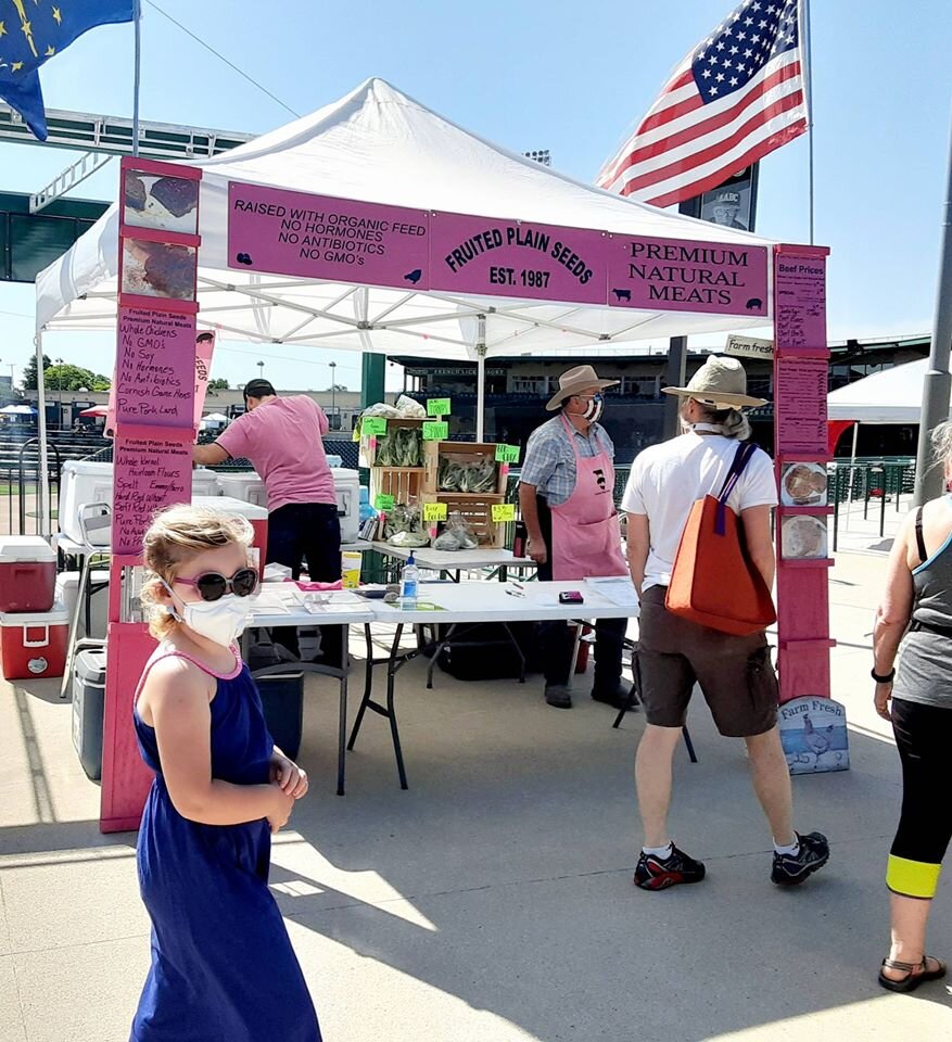 Farmers Market attendees are encouraged to wear masks and keep a safe social distance from guests and vendors.