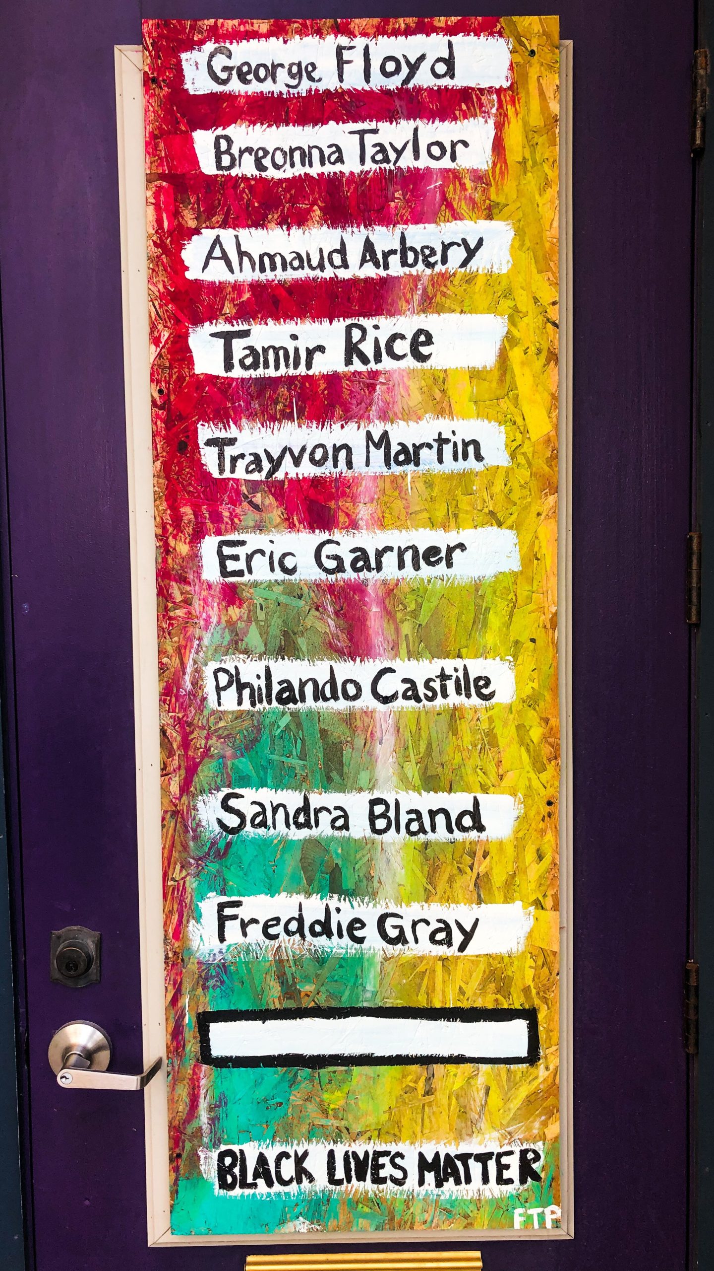 Alyssum plans to auction off its murals, and donate a portion of the proceeds to the Black Lives Matter movement.