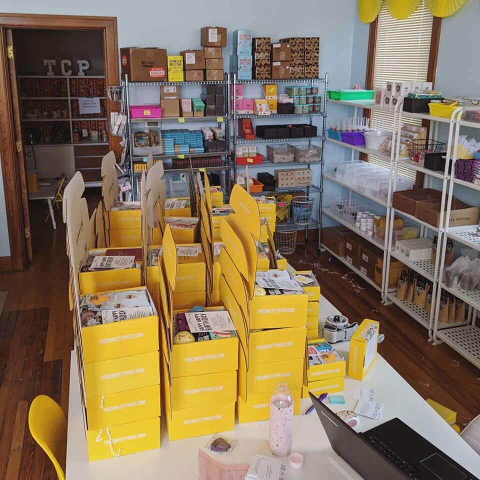 The Confetti Post has been so popular during COVID-19 it's had to implement daily order caps to keep up with demand.