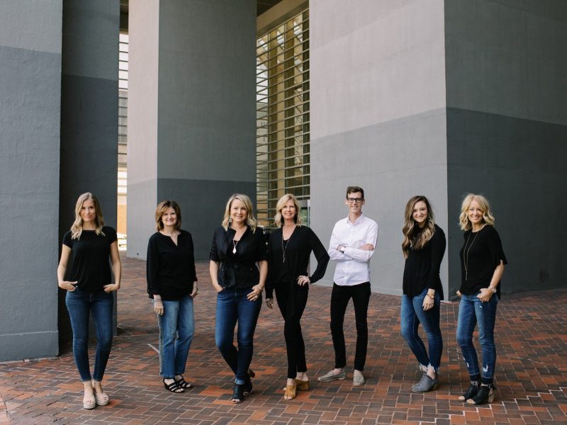 Leslie Ferguson, center, is co-owner of The Regan + Ferguson Group at Keller Williams Fort Wayne.