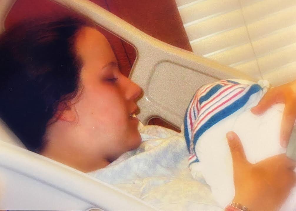 Jennifer Norris-Hale and her first son, Max.