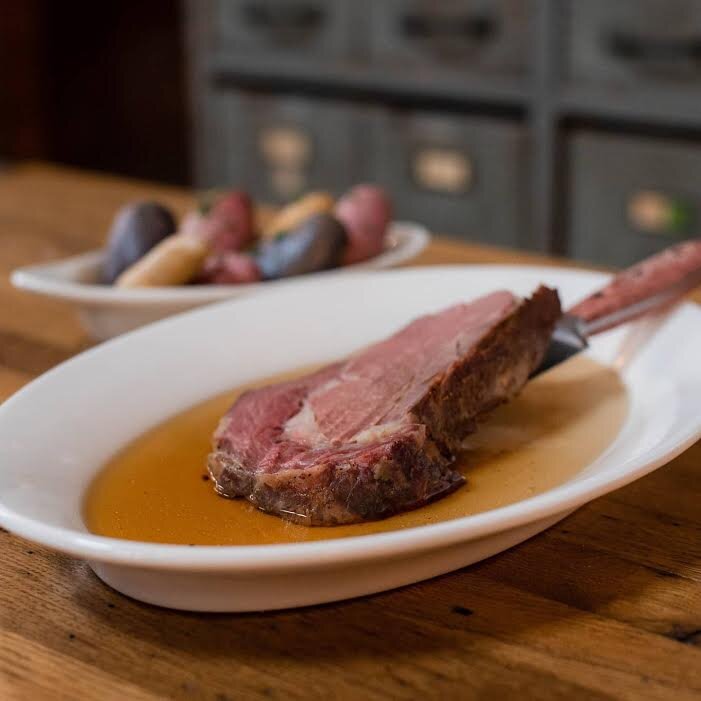 A 14 oz. center cut French boned pork chop marinated in brown sugar.