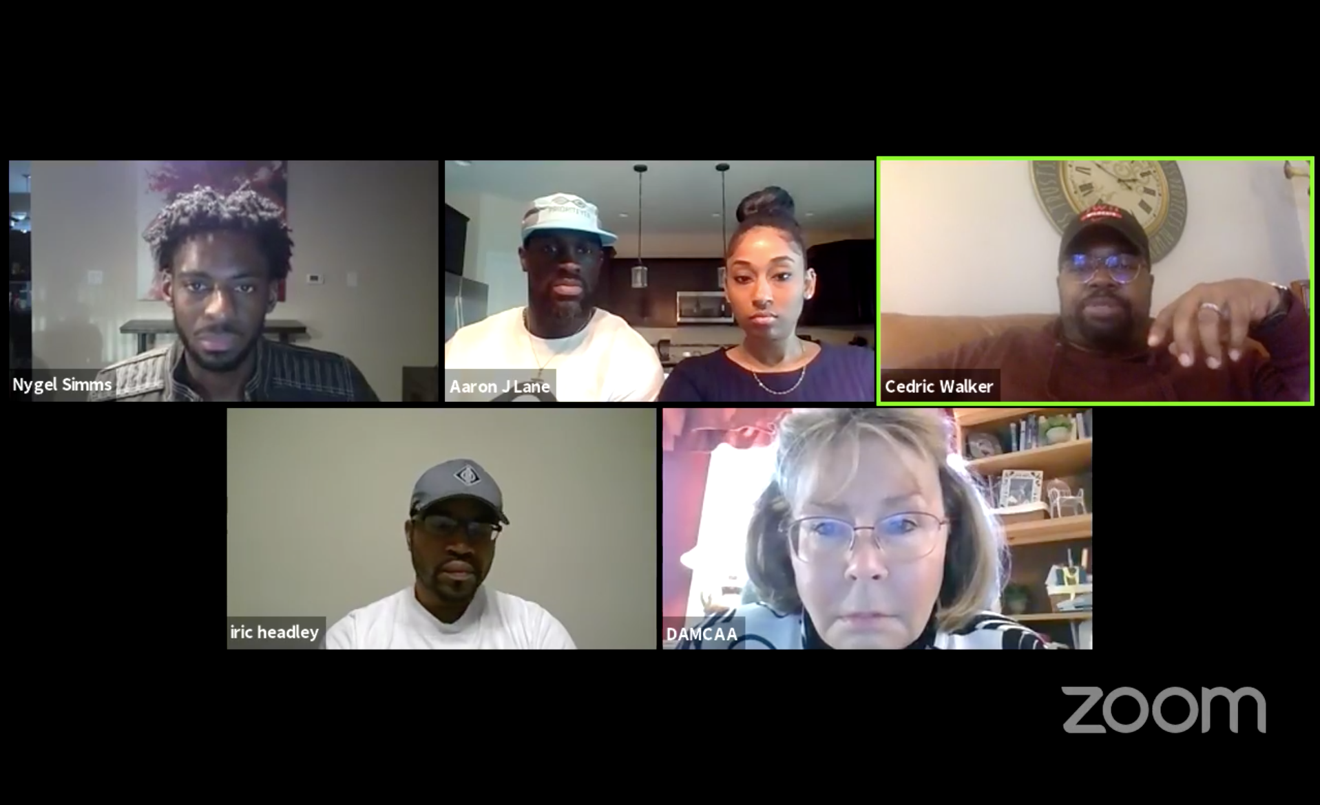 Simms and Headley are hosting weekly Facebook Live forums with community leaders.