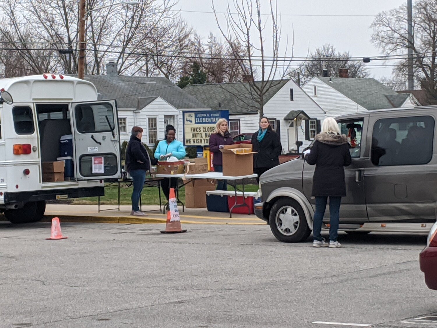 The St. Joseph Community Health Foundation supported food distribution at local elementary schools.