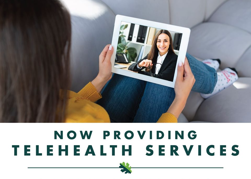 Oaktree Guidance & Wellness Center is now offering telehealth services to connect with current and new clients.