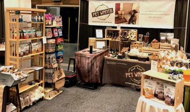 Pet Wants Fort Wayne's booth at the Home & Garden Show.