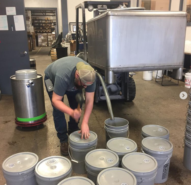 Three Rivers Distilling Co. made 144 gallons of hand sanitizer in one day.