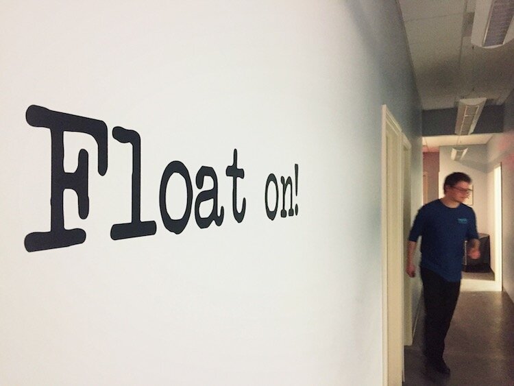 Floating is becoming a popular way to relax and relieve sore muscles.