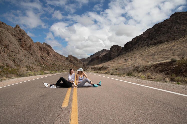 A photo from Lauren's Las Vegas trip right before the COVID-19 shutdown.
