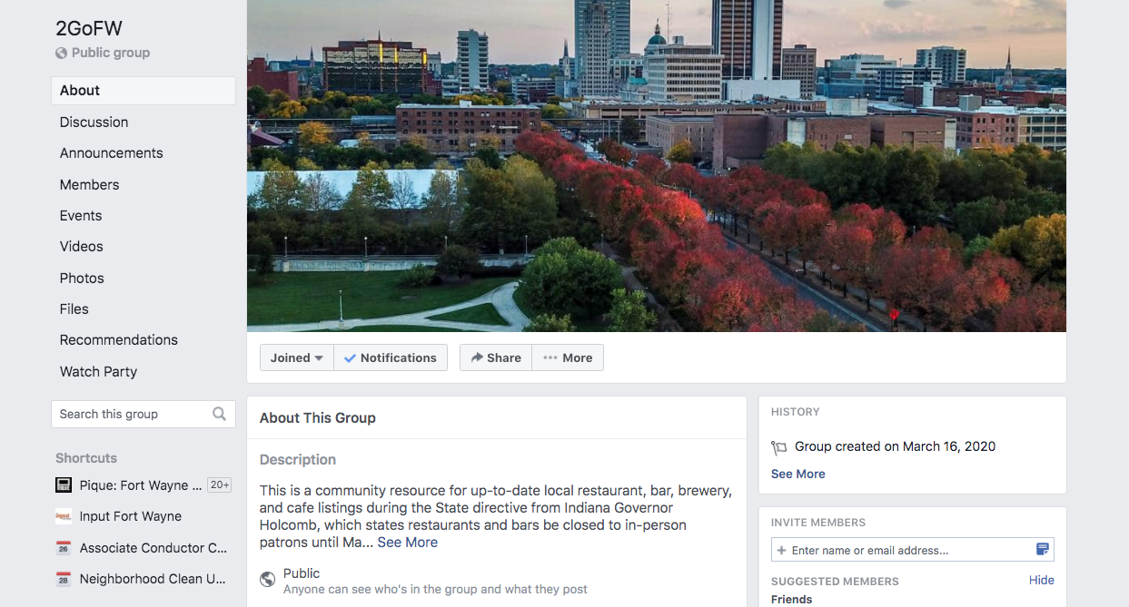 2GoFW's Facebook page.