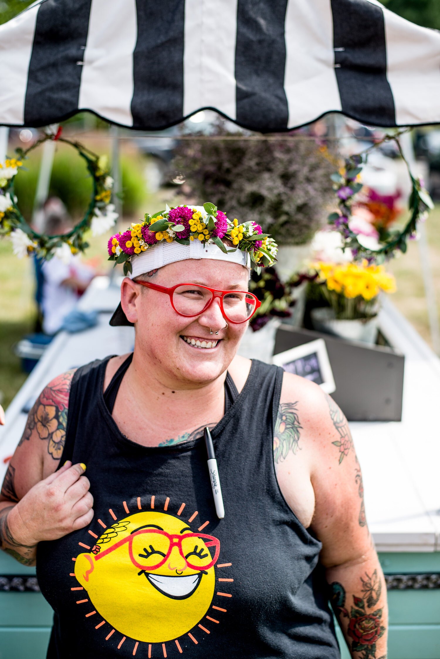 Katie Jo, creator of Slingin' Sunshine.