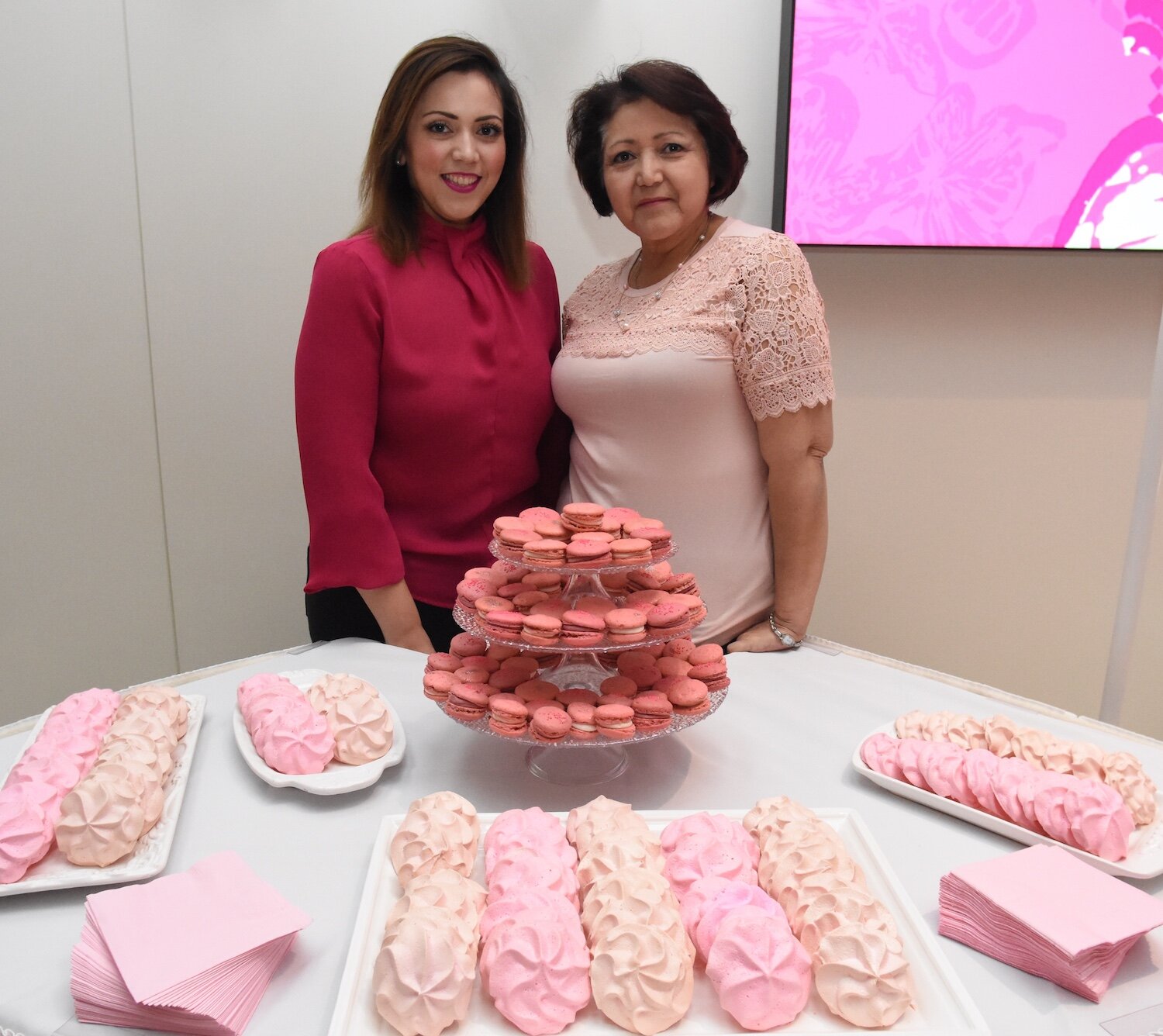 Krystal Vega, left, and her mother, Aracely Vega, own Zinnia's Bakehouse.