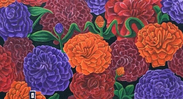 A mural planned for Zinnia's Grand Reopening.