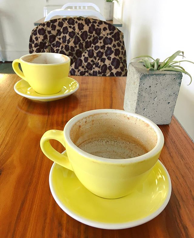 The baristas at Conjure know how to throw down some latte art.